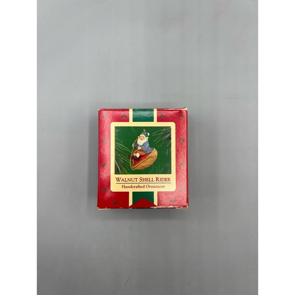 Hallmark Keepsake Ornament Walnut Shell Rider Elf Riding Walnut Shell - Picture 3 of 4